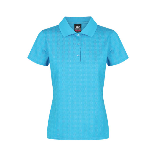 Centennial Womens Polos Cyan